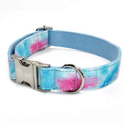 Kingtale Hot sale design high quality personalized collar adjustable dog collars 5 size with beautiful print