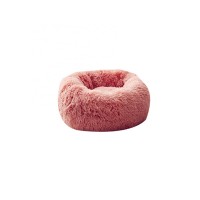 Kingtale Calming Anti Anxiety Soft Plush Round Dog Bed for Cats and Small Dogs