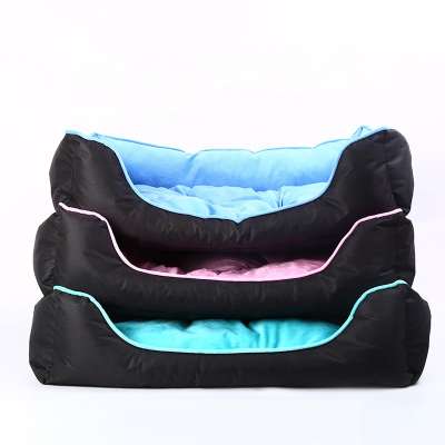 Washable Rectangle Thickened Enough Soft Coral fleece anti anxiety dog bed