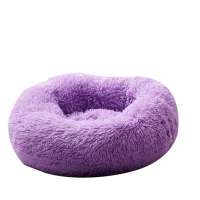 Kingtale fashion  modern Soft Plush Round Dog Bed for Cats and Small Dogs